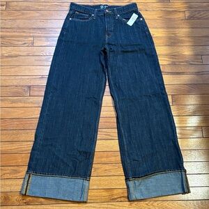 GAP Factory Indigo Wide Leg Denim Pants